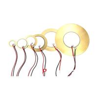 eufeifeiegds 10PCS/Lot Piezoelectric Ceramic Wafer Plate Piezo Buzzer Diameter 12MM 15MM 18MM 20MM 27MM 35MM 50MM with wire For Speaker(10PCS 50mm with wire)