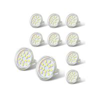eufeifeiegds 10pcs MR11 Led Bulb AC12V 5W NO Flicker 120 Degree 2835smd 15leds GU4 Mini Spotlight Light(Warm white)