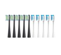 eufeifeiegds 10PCS Replacement Toothbrushes Head for X PRO/ Z1/ F1/ One/Air 2 /SE Ect Full Range of Electric Toothbrushes(5Black5WhiteBlue)