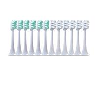 eufeifeiegds 12PCS for T300/T500/T700 Replacement Brush Heads Electric Tooth Soft Bristle Caps Vacuum Package Nozzles(6Green6White)