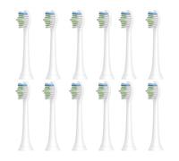 eufeifeiegds 12PCS HX6064 Electric Toothbrush Heads for H-X6950/H-X6780/H-X6930/H-X3110/H-X9350 Soft Bristle Replacement Brush Heads White(12pcs)
