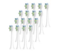 eufeifeiegds 12PCS HX6064 Electric Toothbrush Heads for H-X6950/H-X6780/H-X6930/H-X3110/H-X9350 Soft Bristle Replacement Brush Heads White(16pcs)