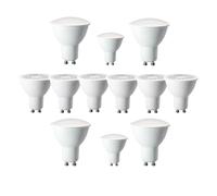 eufeifeiegds 12PCS LED GU10 Bulb Lamps Spotlight LEDS Light No Flicker 3W 5W 6W 7W 8W 9W Daylight White Lighting 3000K-6000K(38degree 4000K,5w)