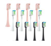 eufeifeiegds 12pcs Replacement Heads for X3/X3U/X5 Toothbrush Clean Tooth Brush Heads Electric Toothbrush Soft Bristle Nozzles (12PCSAll)