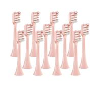 eufeifeiegds 12pcs Replacement Heads for X3/X3U/X5 Toothbrush Clean Tooth Brush Heads Electric Toothbrush Soft Bristle Nozzles (12PCSPink)