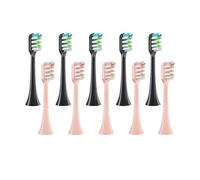 eufeifeiegds 12pcs Replacement Heads for X3/X3U/X5 Toothbrush Clean Tooth Brush Heads Electric Toothbrush Soft Bristle Nozzles(6Black6Pink)