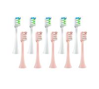 eufeifeiegds 12pcs Replacement Heads for X3/X3U/X5 Toothbrush Clean Tooth Brush Heads Electric Toothbrush Soft Bristle Nozzles(6White6Pink)