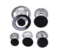 eufeifeiegds 1PCS Cooker Hat Set Zinc Alloy Oven Gas Hob For Stove Handles Lid Kit Flat Iron Cover Flame Splitter Set(A)