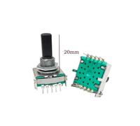 eufeifeiegds 1pcs RS17 Band Rotary Switch 1 Pole 3 4 5 6 7 8 Position Small Household Appliance Conversion Gears Switch 10Pin 20 MM Shaft wefeiegds(7 Posiitons)