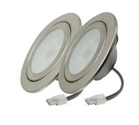 eufeifeiegds 2-Pack DC 12V Kitchen Cabinet Smoke Light Range Hood Light 1.5W 68mm Stove Cabinet Smoke Vent Extractor Light Bulb White 6000K wefeiegds