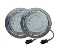 eufeifeiegds 2-Pack DC 12V Range Hood Lamp 1.5W LED with SM Male Connector Kitchen Hood Light Smoke Exhauster Light White 6000K wefeiegds