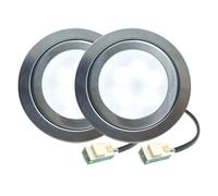 eufeifeiegds 2-Piece 1.5W Chimney Cooker Hood Light 12V DC YL Connector Frosted Glass 6000K 4000K 3000K Smoke Extractor Lighting Bulb wefeiegds(White 6000K)