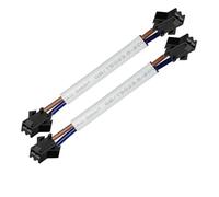 eufeifeiegds 2-Piece Cable Conversion EL Male/Female SM Male Female Connector Change Converter for Kitchen Hood Cabinet Range Lights(SM Female-SM Female)