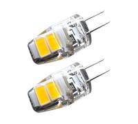 eufeifeiegds 2-Piece DC 5V 6V LED G4 Light Bulb Bi-pin Professional Instrument GZ4 GU4 Silicon Gel(Warm White 3000K)