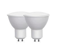 eufeifeiegds 2-Piece Working Light LED Bulb Dusk to Dawn GU10 4W Path Equivalent to 50W(Warm White 3000K)