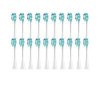 eufeifeiegds 20/50/100PCS Toothbrush Heads for P7/Y8/SVP/Moon Electric Tooth Head Vacuum Bristle Nozzles(20White)