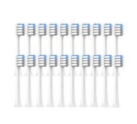 eufeifeiegds 20/50/100pcs Toothbrushes Head for T200 Deep Cleaning Electric Toothbrush Nozzles Soft Bristle(20whitegrayblue)