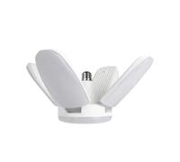 eufeifeiegds 2025 60W Foldable Fan Blade LED Pendant Lights No Flicker B22 E27 Bulb 220V 360 Degrees Angle Adjustable Ceiling Lamp(B22 Cold White)