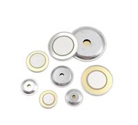eufeifeiegds 20pcs Piezo Elements Buzzer 12MM 20MM 27MM 35MM 50MM Sounder Sensor Trigger Drum Disc Copper Piezo Speaker Piezoelectric 15 18(12mm ALUMINUM SHELL,20pcs)