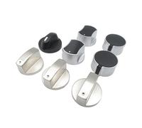 eufeifeiegds 2PCS/lot 6/8MM Gas Cooker Accessories Assembly Button Universal Silver Gas Stove Knobs Cooker Oven Control Switch Cookware Parts(A5 8mm)