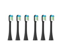 eufeifeiegds 3/6PCS for M1/RMH2012/M2/RTX2102 Replacement Toothbrush Heads for Toothbrush M1/RMH2012/M2/RTX2102(Black)