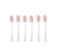 eufeifeiegds 3 /6Pcs Replacement Brush Heads for FT7105/FT7106/FT7108/FT7205 Electric Toothbrush Head Vacuum Packing Bristle Nozzle(White)