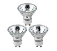eufeifeiegds 3-Piece GU10 Light Bulb 220V 230V 35W 50W MR16 for Track Recessed Lighting,Range Hood Lights Lamp(220V 50W)