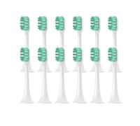 eufeifeiegds 4/8/12/16PCS ForT300 Replacement Toothbrush Heads Electric Vacuum Toothbrush Soft Bristle Brush Heads (T300 Green-12pcs)