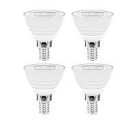 eufeifeiegds 4-Piece GU10 LED Light Bulb 5W Track Spotlight Recessed Lighting Living Room Bedroom Kitchen Bathroom =50W(E14 220-240V,White 6000K)
