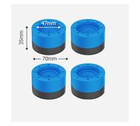 eufeifeiegds 4PCS Anti Vibration Pads Washer Feet Pad Universal Washing Machine Anti-Skid Roller Kit Furniture Lifting Foot Base Elevate wefeiegds(4pcs Blue 35mm)