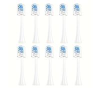 eufeifeiegds 4pcs Replacement Brush Heads for H-X6064 H-X6930 H-X6730 Electric Toothbrush Vacuum Soft Bristle Nozzles (10pcs Blue)