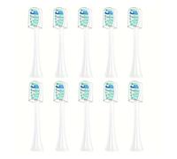 eufeifeiegds 4pcs Replacement Brush Heads for H-X6064 H-X6930 H-X6730 Electric Toothbrush Vacuum Soft Bristle Nozzles (10pcs Green)