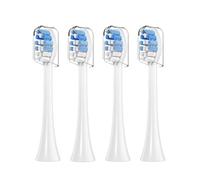 eufeifeiegds 4pcs Replacement Brush Heads for H-X6064 H-X6930 H-X6730 Electric Toothbrush Vacuum Soft Bristle Nozzles (4pcs Blue)