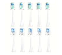 eufeifeiegds 4pcs Replacement Brush Heads for H-X6064 H-X6930 H-X6730 Electric Toothbrush Vacuum Soft Bristle Nozzles (5Blue 5Green)