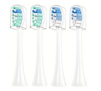 eufeifeiegds 4pcs Replacement Brush Heads for H-X6064 H-X6930 H-X6730 Electric Toothbrush Vacuum Soft Bristle Nozzles (2Blue 2Green)