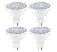 eufeifeiegds 4x AC DC 12V Bi-Pin LED Floodlight 5W 50W Equivalent Track Accent Garden Light Cabinet Lamp(Natural White 4000K)