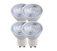 eufeifeiegds 4x GU10 LED Track Light 5W Spotlight Bulb 220-240V 500LM Accent Wall Washer Garden 50W(White 6000K)