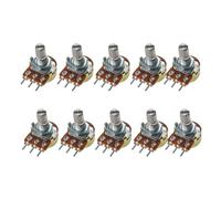 eufeifeiegds 5/10PCS WH148 Potentiometer 15mm 3Pin Linear Taper Rotary 1K 2K 5K 10K 20K 50K 100K 250K 500K 1M Ohm Variable Resistor wefeiegds(10pcs,50K Ohm)