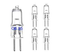 eufeifeiegds 5-Piece GY6.35 Light Bulbs 12V 35W 50W 100W Crystal Clear Bulb 2 Pin T4 JC Bi-Pin Base G6. Capsule Dimmable 2700K(12V 35W)
