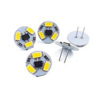 eufeifeiegds 5pack LED G4 Round Range Hood Bulb 12v SMD5730 3Leds Boat Light Lamp Replace Lighting Lights Spotlight(Cold White)