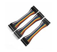eufeifeiegds 5PCS Double Row Line 2x2/3/4/5/6/7/8/9/10 Pin Male Female 2.54MM Jumper Cable Wire(Male to Male,Length 50CM,2X4Pin)
