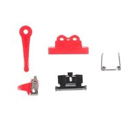 eufeifeiegds 5Pcs Hair Clipper Swing Head Cover Switch Adjusting Rod Spare Parts for 8148/8591 Electric Clippers Replacement Part(Red)