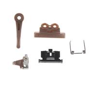 eufeifeiegds 5Pcs Hair Clipper Swing Head Cover Switch Adjusting Rod Spare Parts for 8148/8591 Electric Clippers Replacement Part(Coffee)