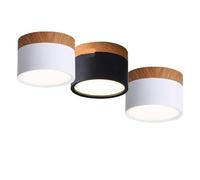 eufeifeiegds 5W 7W 9W12W15W Dimmable LED Downlight Led Surface Mounted Ceiling Nordic Spot light for indoor Foyer,Living Room(Natural white 4000K,BLACK DIMMABLE_7W)