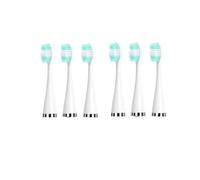 eufeifeiegds 6/3pcs Toothbrush Replacement Heads for Teeth Tartar Device H156/M07/HC09 Electric Tooth Brush Replace Heads Smart Brush Heads(Ivory)