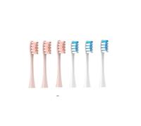 eufeifeiegds 6PCS Replacement Heads for/X/X PRO/ Z1/ F1/ One/Air 2 /SE Brush Heads Soft Toothbrush Vacuum Bristle(White)
