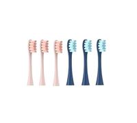 eufeifeiegds 6PCS Replacement Heads for/X/X PRO/ Z1/ F1/ One/Air 2 /SE Brush Heads Soft Toothbrush Vacuum Bristle(Red)
