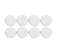 eufeifeiegds 8Pack Recessed Led Downlight 3 4 5 6 8 Inch 3000K 4000K 6000K Round Panel Light 110V 220V 230V for Home Indoor Lighting(17W_NATURALLIGHT4000K)