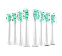 eufeifeiegds 8Pack Replacement Toothbrush Heads Compatible with Care Replacement Heads, Replacement Brush Head,White(8pcs Blue)