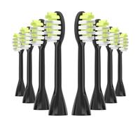eufeifeiegds 8Pack Replacement Toothbrush Heads for Series HY1100/HY1200 Electric Toothbrush Head Oral Care IPS (Black)